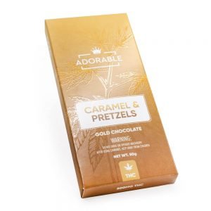 buy 200mg THC infused Gold Chocolate – Adorable online