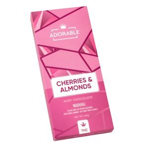 buy 200mg THC infused Ruby Chocolate – Adorable online