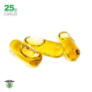 buy 25mg THC Hemp Seed Oil Capsules (CO2) online