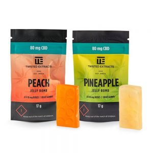 buy 80mg CBD JELLY BOMBS – Twisted Extracts online