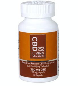 buy CBD Living CBD Capsules - 30 Capsules 25mg online