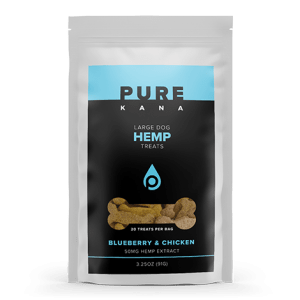 buy Hemp Dog Treats (Large Dog) – Blueberry & Chicken online