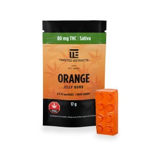 buy Orange SATIVA JELLY BOMBS – Twisted Extract online