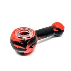 buy Pipe- Toker – Red and Black Silicone Pipe online