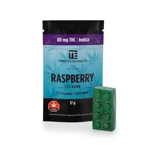 buy Raspberry INDICA ZZZ BOMBS – Twisted Extract online