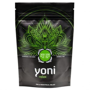 buy Yoni Relax Cannabis Tea – PMS & Menstrual Relief – By Mota Edibles – 300mg THC - 100mg CBD online