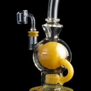 Buy -Between 2 Globes- Inception Orb Mini Dab Rig with Quartz Banger online