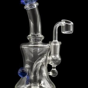 Buy -Blue Ball- Marble-Studded Dab Rig with Colored Accents online
