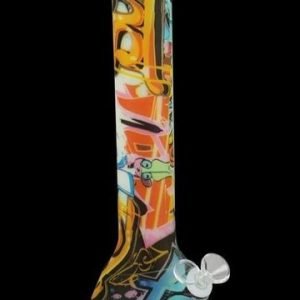 BUy -Chemiluminescence- Glow in the Dark Psychedelic Silicone Bong online