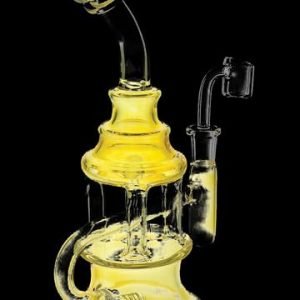 Buy Circ Stack Silver Fumed Scientific Oil Dab Rig online