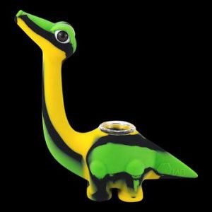 BUy Dinosaur Silicone Hand Pipe with Glass Bowl online