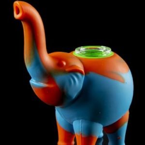 Buy -Ellie- The Silicone Elephant Bubbler Pipe online