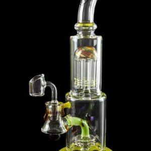 Buy -Gilded Glass Tree- Bee Themed Tree Perc Dab Bong online