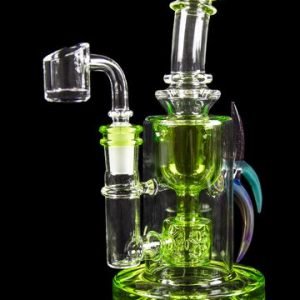Buy -Murder Hornet- Mini Dab Rig with Seed of Life Perc and Decorative Horns online
